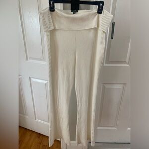 Wild Fable Cream Wide Leg Knit Pants